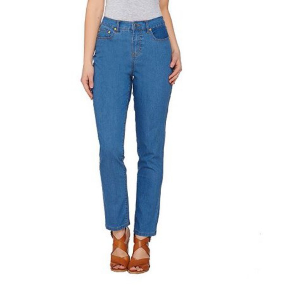 C Wonder 5 Pocket Straight Leg Ankle Jean's Sz 16